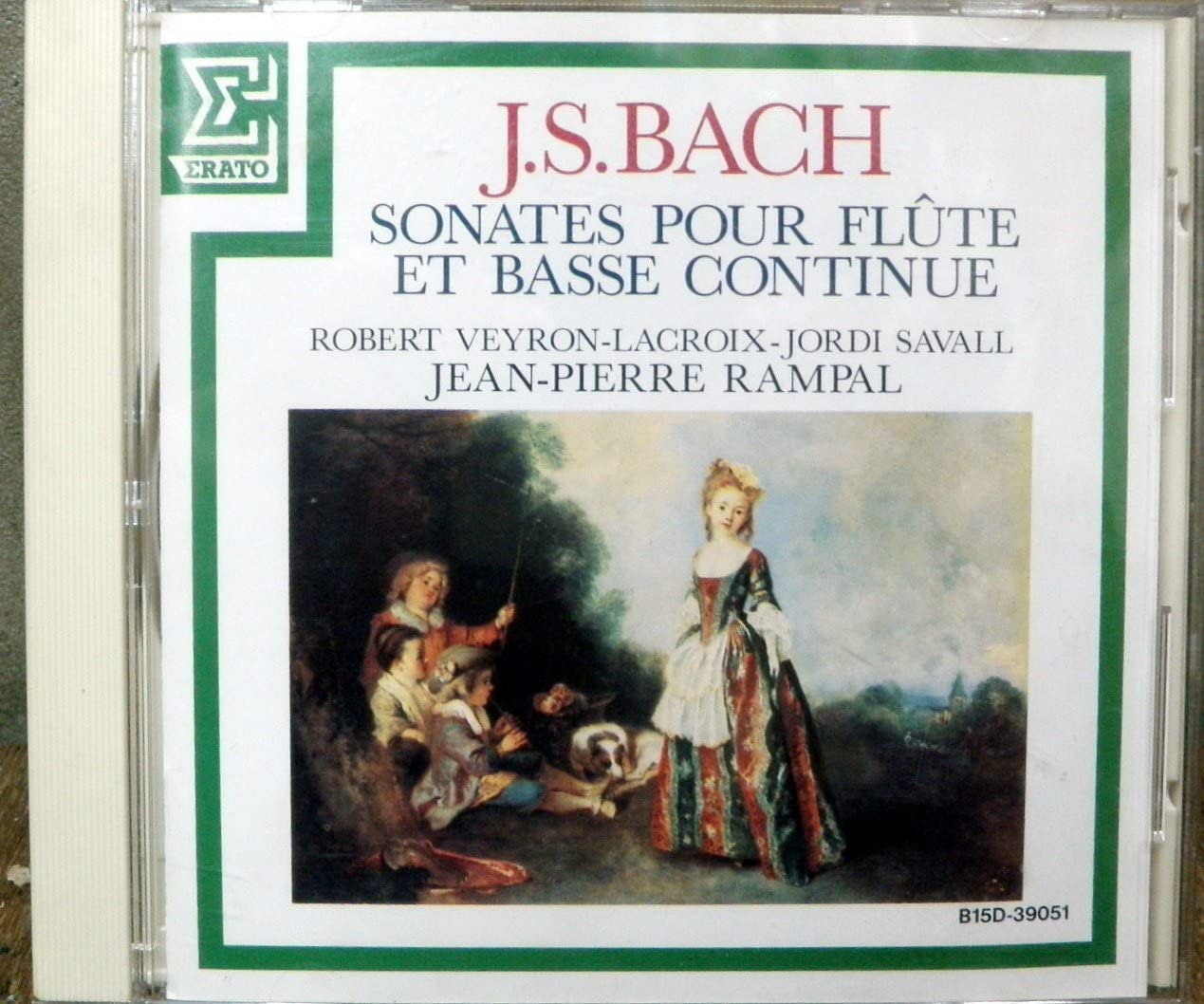 

CD JOHANN SEBASTIAN BACH - Bach: A collection of works for the B15D39051 Erato 1989 Japan ObiClassical Used