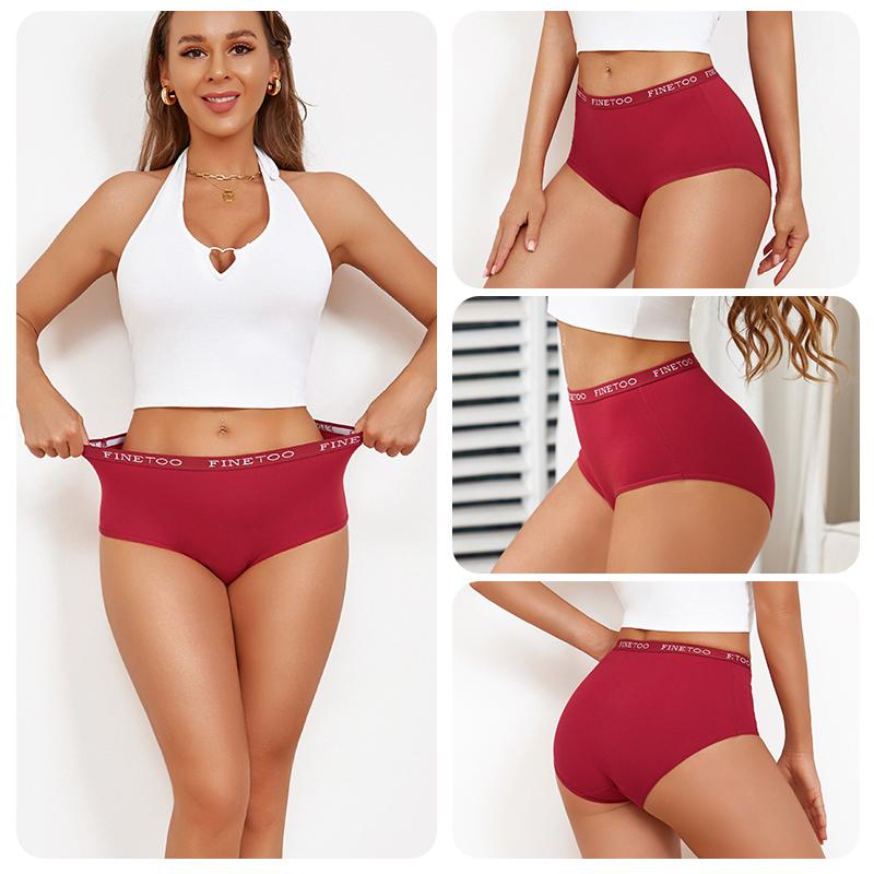 3 Pièces Slips en Coton Sans Coutures pour Femmes Culottes Grandes Tailles pour Femmes Sous-vêtements Respirants Lingerie Douce Taille Haute pour Femmes S-XXL