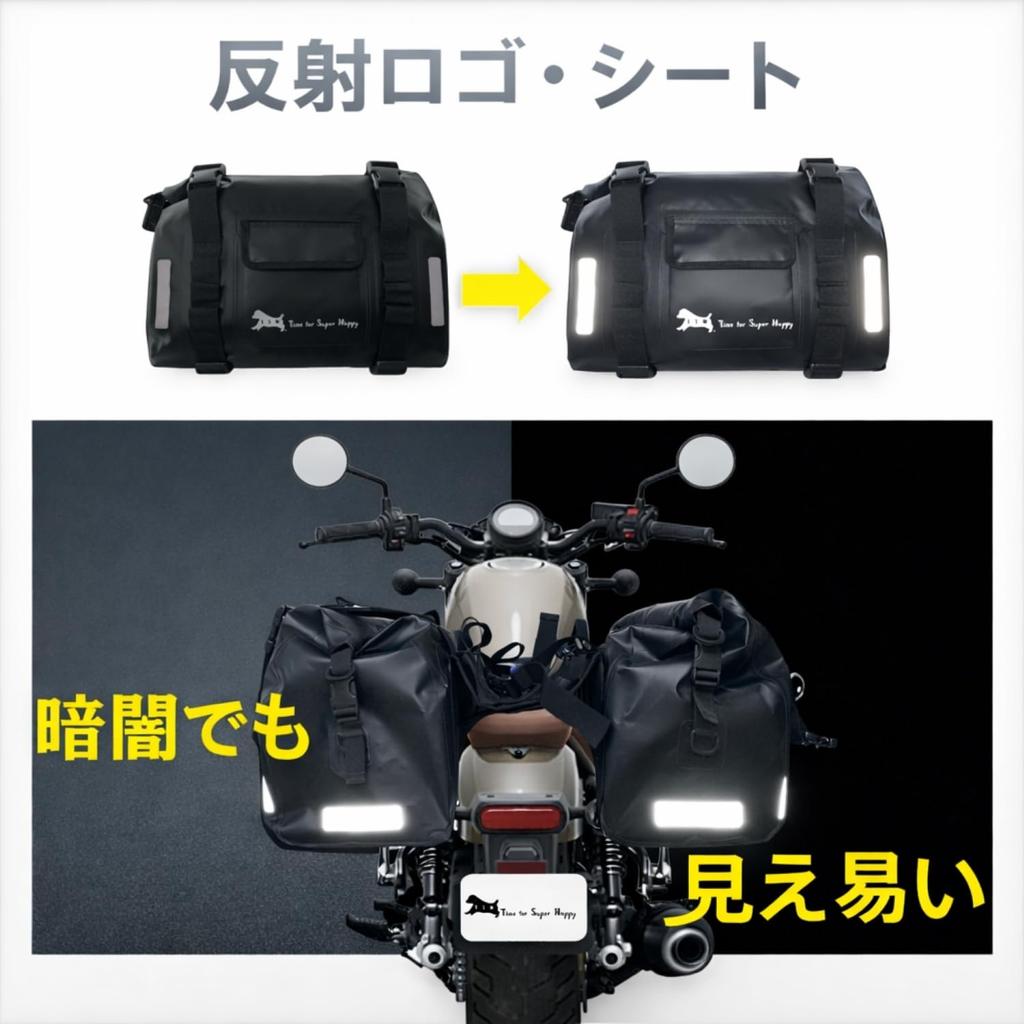 Waterproof Motorcycle Side Left and Right with Bottom Reinforcement 60L Waterproof Engine Guard Motorcycle Side Shoulder with Large Capacity