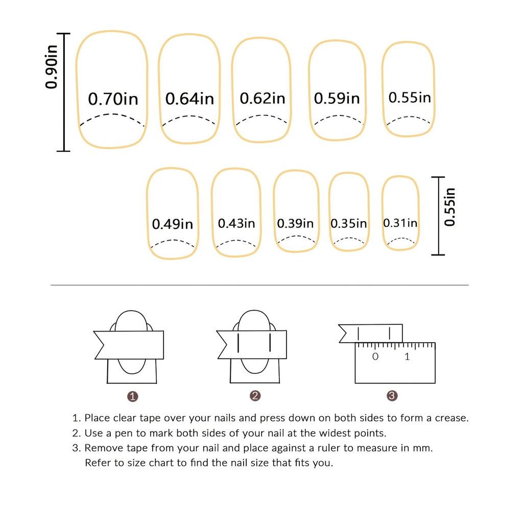 24 Pcs Glossy Short Square False Nails, Full Cover Acrylic Fake Nails, Press On Nail Sticker, For Women Home Diy Salon