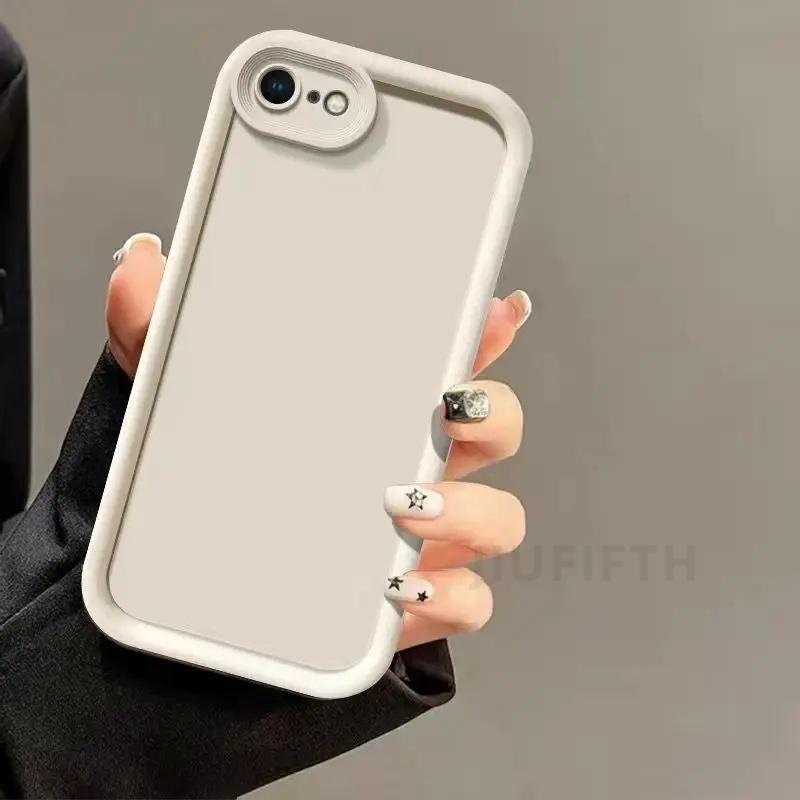 For iPhone 5 Case For Apple 6 6S SE 2016 7 Plus 8 P Plus SE2 SE3  SE4 2024 16E 16 E Silicone Phone Bumper TPU Soft Cover Fundas