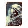 The Astronaut Metal Sign Wall Decor Pub Print Club Wall Mural Tin Sign Poster