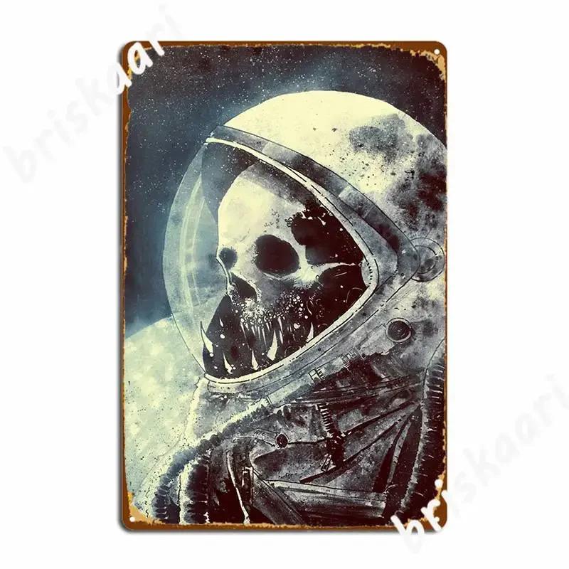 The Astronaut Metal Sign Wall Decor Pub Print Club Wall Mural Tin Sign Poster 20X30CM