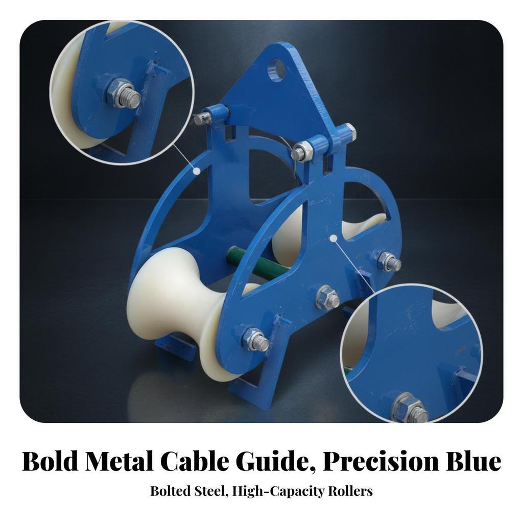 Two-Wheel Cable Pulley Floor-Standing for Construction Sites