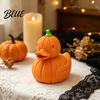 Artistic 3d Printed Ornaments Halloween Pumpkin Duck Figurine 3D Cute Fall Decorations Statue Autumn Thanksgiving Desktop Ornament Home Garden