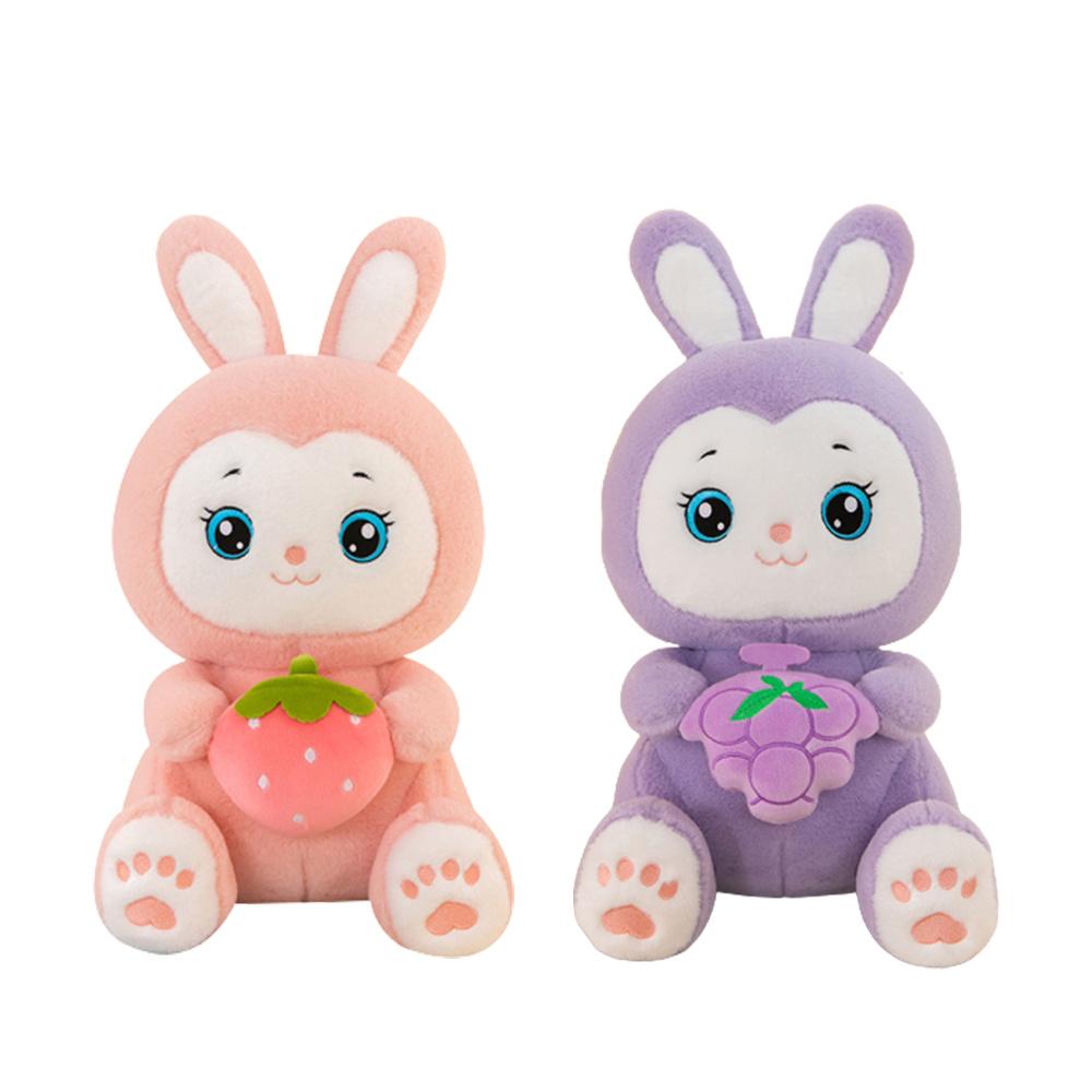 Creative Strawberry Rabbit Plush Toys Fruits Rabbit Stuffed Doll Kids Gifts