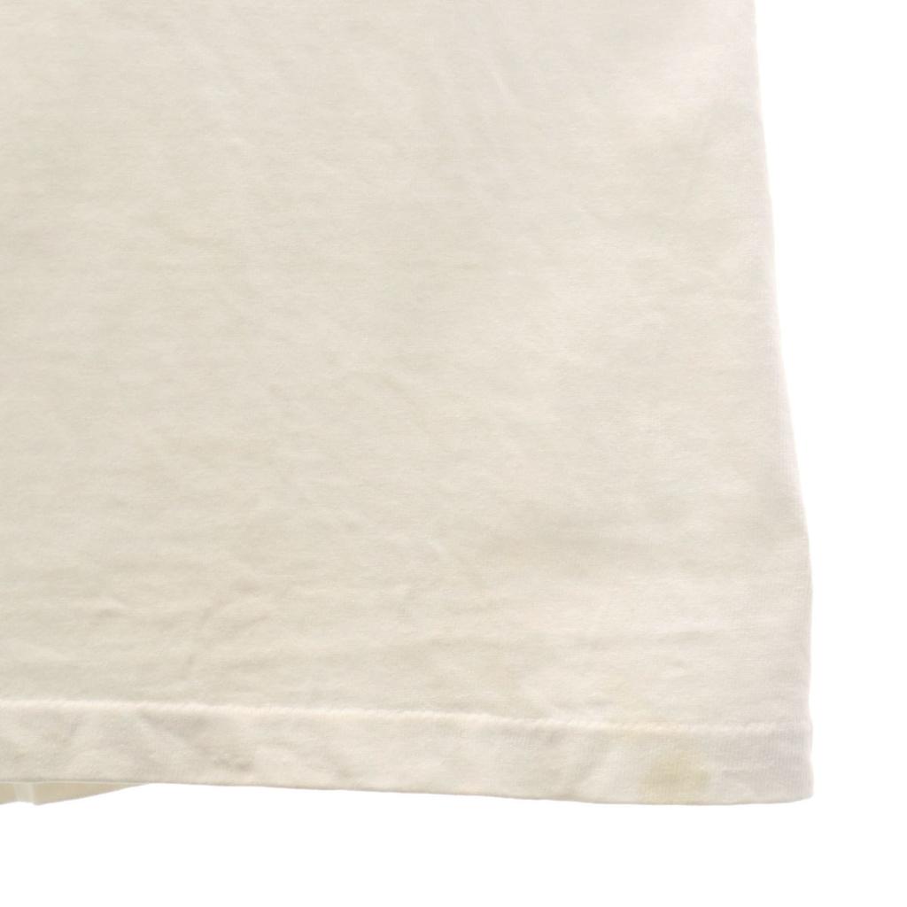 COTTON DELUXE 90s Made In USA Old Lizard Print Short Sleeve Henry Neck T-shirt Men's Used