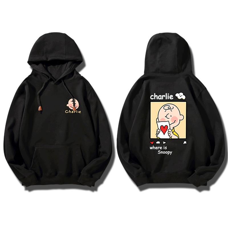 Snoopy Cartoon Damen Kapuzensweatshirt Paar Outfit Neu I Sportjacke Damen Kapuzenpullover Sweatshirt Trend