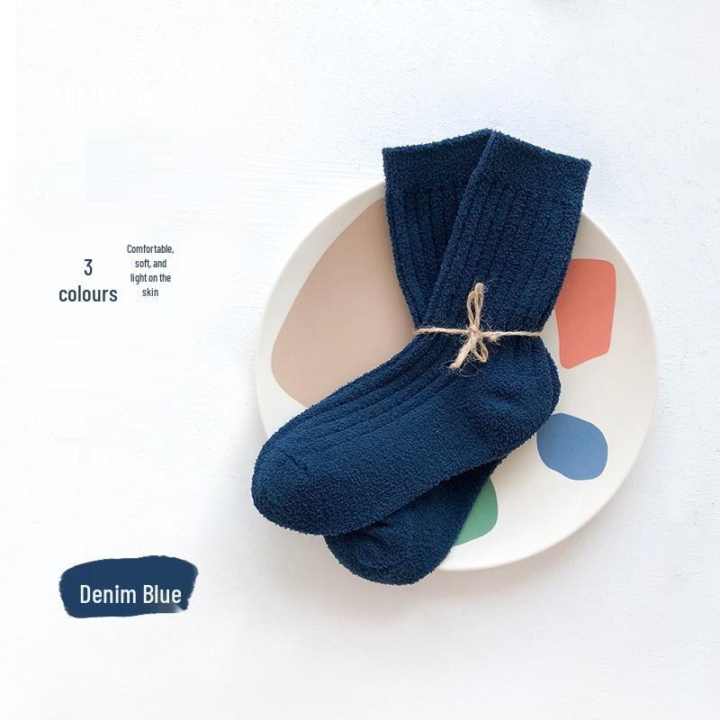 

Z198 Детские вельветовые короткие носки - 2025 Осень/Зима | Однотонные, Плотные, Теплые | Унисекс для мальчиков и девочек XL (9-12 years)