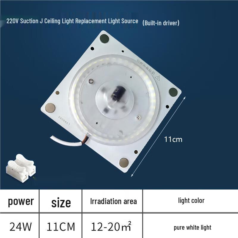 

Linpan 24W Square LED Ceiling Light Emergency Module