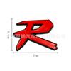 Suitable for R Car Logo Metal R Car Logo Metal Car Sticker Tail Sticker Fit Civic R Body Sticker Decorative Sticker