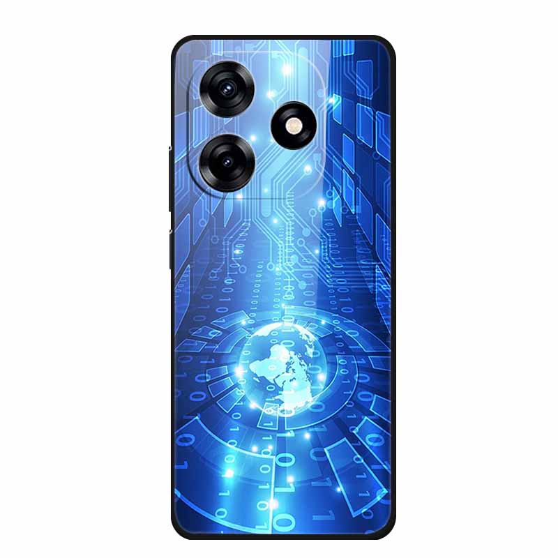 Glass Case For Honor X5c Plus Case Soft Bumper Hard Tempered Glass Back Cover For Honor X5c Plus Play 10A Phone Case X 5 C Plus