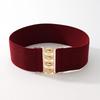 Minimalist Style Womens Elastic Waist Belt Fashionable Cummerbund Shaping
