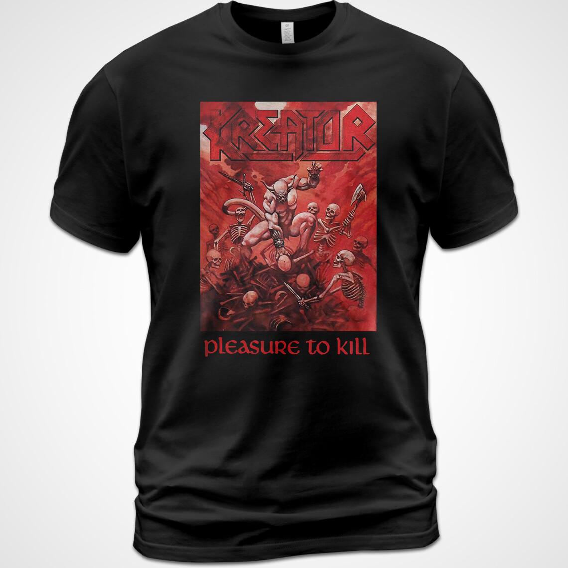Cotton T-Shirt KREATOR Pleasure to Kill Album Tee Miland Petrozza Jurgen Reil XXXL