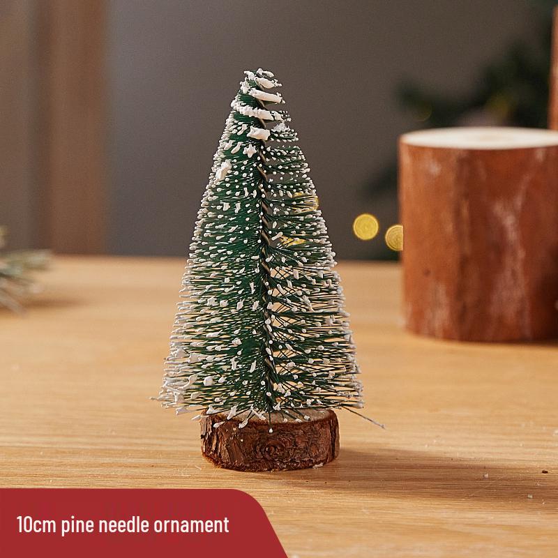 

Мини-рождественская елка с маленькими украшениями для настольной экспозиции