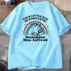 Funny Sassy Sarcastic Raccoon Printed Tshirt Your Little Ray T-shirt Casual Summer Loose T Shirts Couple Cloyhing
