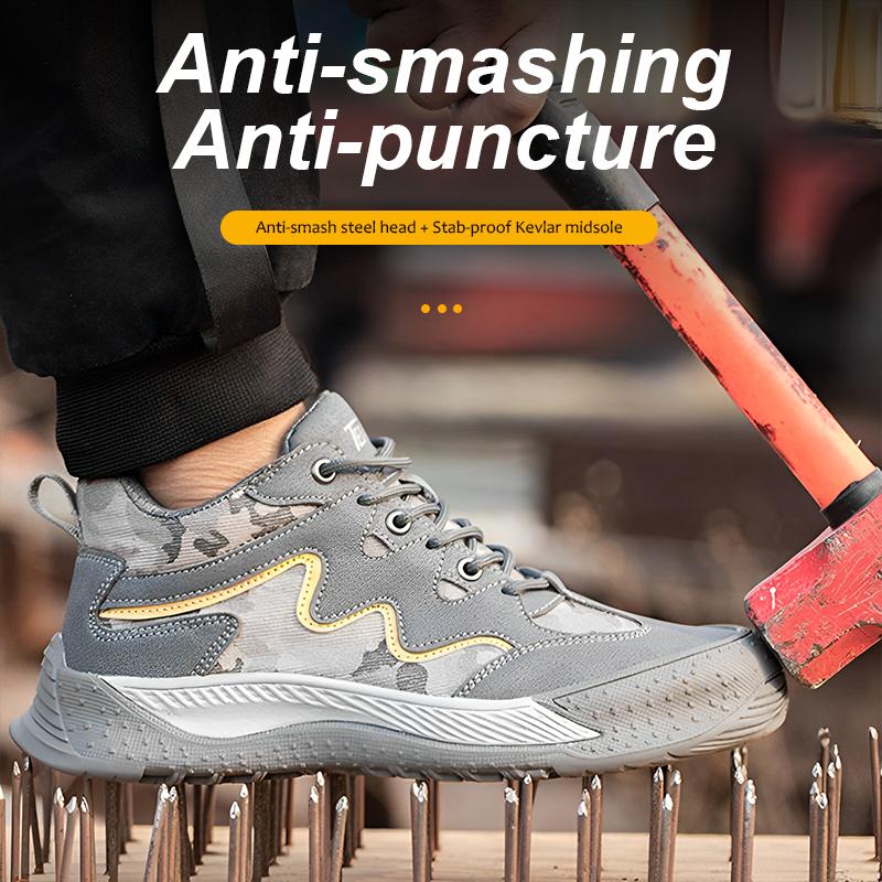 Composite Toe Safety Shoes For Men Women Work Sneakers Puncture-Proof Breathable Work Shoes Boots Men Protective Safety Boots