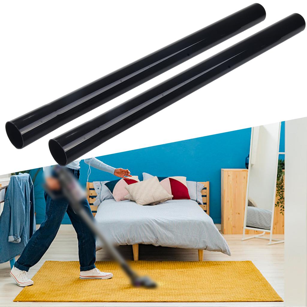 2pcs Vacuum Cleaner Crevice Tool Extension Long Tube Corner Port Dust Collecter