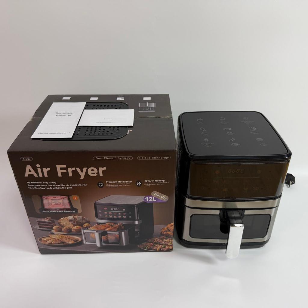 Friggitrice ad aria Smart Touch multifunzione da 8 litri - Forno elettrico di grande capacità per patatine fritte