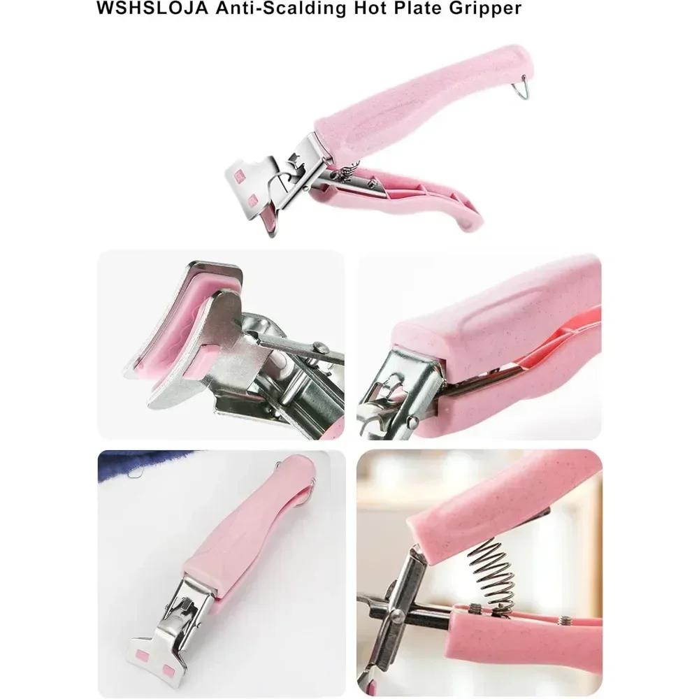 2025 Stainless Steel Anti Scald Hot Bowl And Plate Clamp Clamp, Remove The Hot Plate From The Microwave Oven New