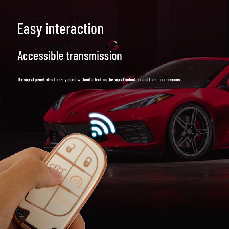 Hot-Selling Key Cover for Jeep Cherokee & Commander, Dodge Cars