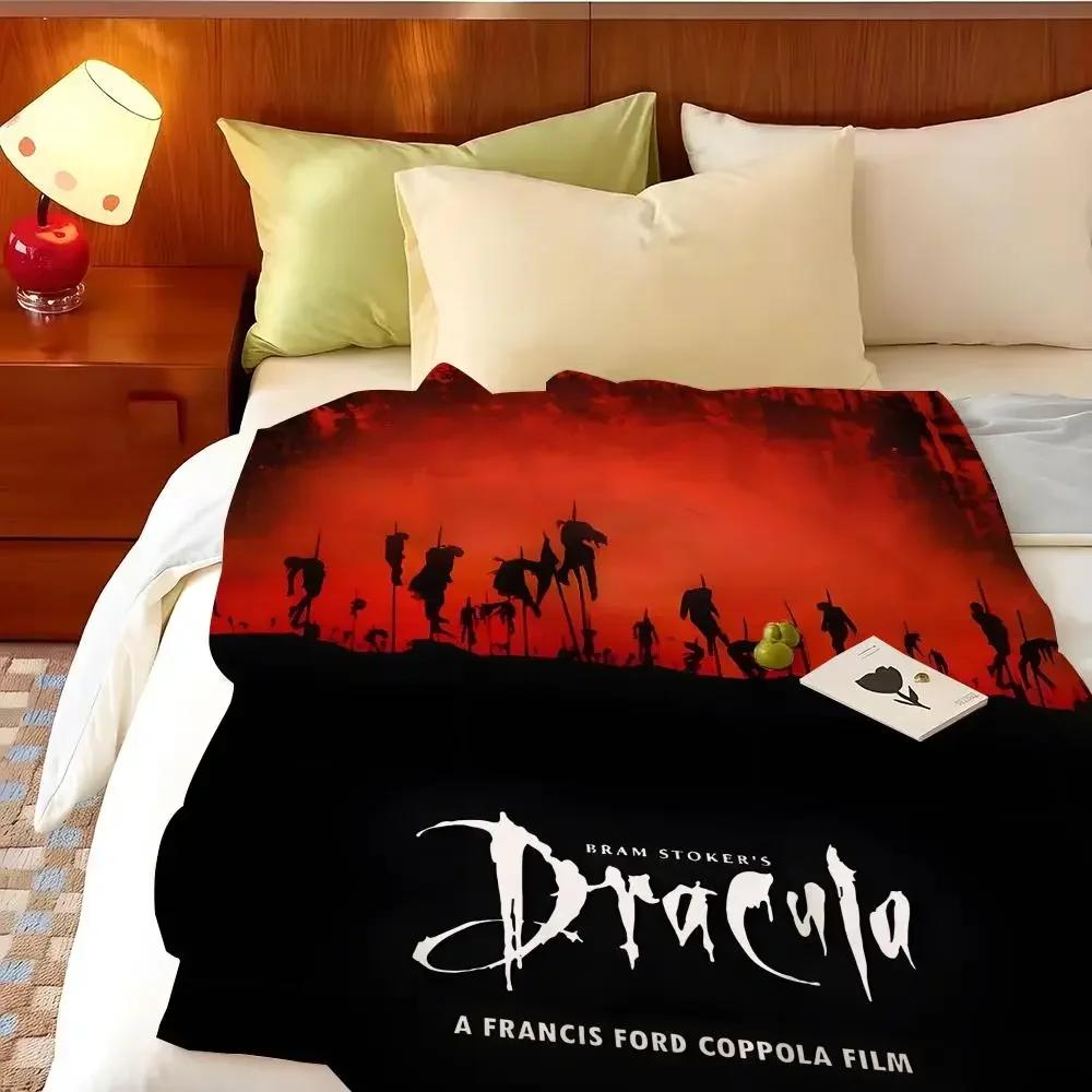 Movie B-Bram S-Stoker's D-Dracula Throw Flannel Throw Blanket, Lightweight Cozy, Durable Washable Cute Cool