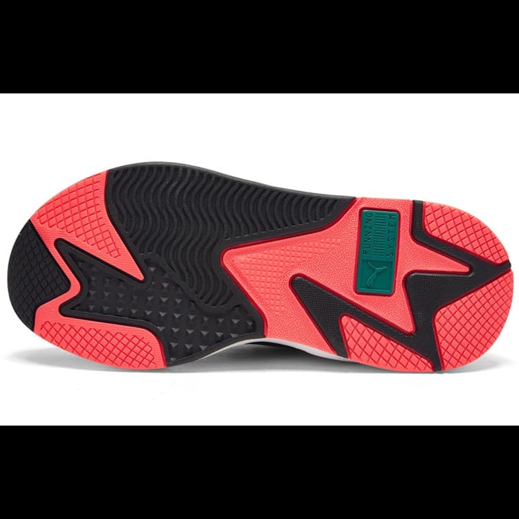 PUMA Unisex RS-X Softcase Low Top Lifestyle Casual Shoes Black Green 369819-06