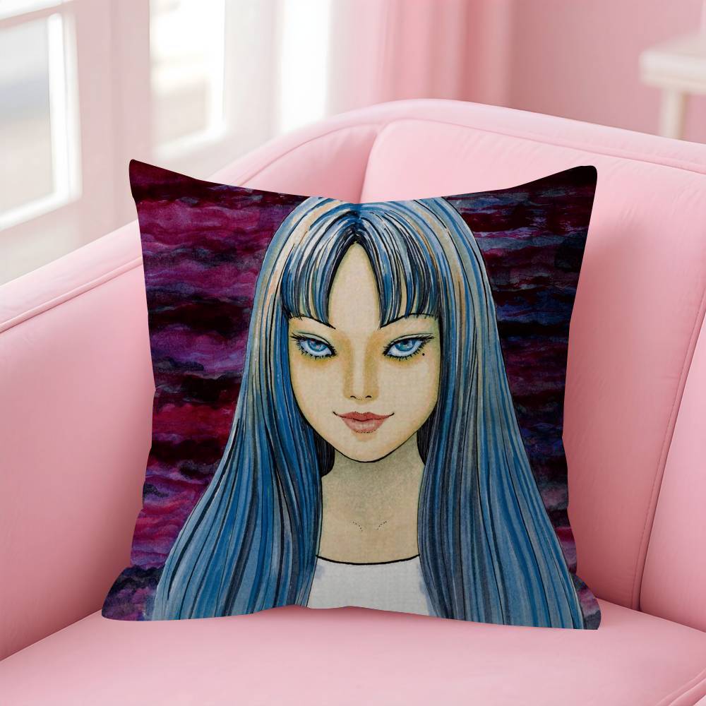Japan Anime JJunji Horror Ito Pillowcases Home Bedding Decorative Pillow Cover Wedding Super Soft Pillow Case