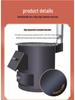 Energy-Saving Portable Indoor Firewood Stove: Smokeless Iron Heating with Big Pot Table for Rural and Courtyard Use.