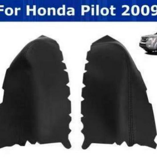 

Панели подлокотников дверей, обтянутые кожей, для Honda Pilot (2009-2015) Gray 1 pair