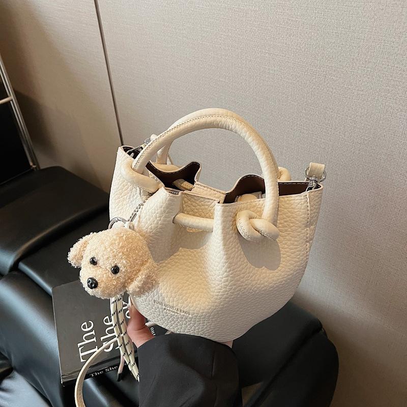 Bag Women's New 2025 Hand Carry Women's Casual Shoulder Bag Crossbody Bucket Bag