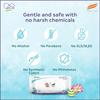 Himalaya Gentle Baby Wipes 72 Count Plant-Based Fabric Aloe Vera Indian Lotus