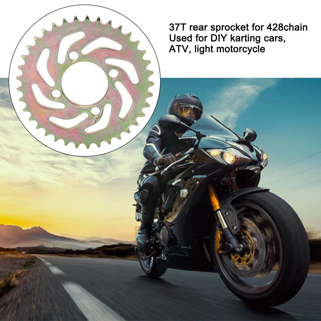 420 31T Rear Sprocket Replacement Chain Sprocket for DIY Go Kart ATV Light Motorcycle