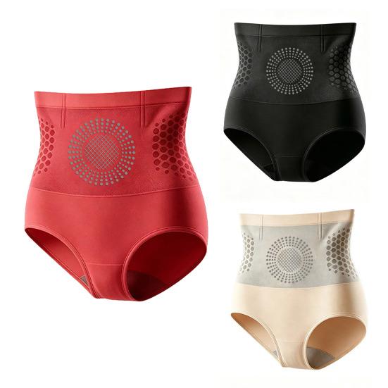 Women High Waisted Tummy Control Panties Honeycomb Design Breathable Butt Lifting Briefs Seamless Shapewear Underwear