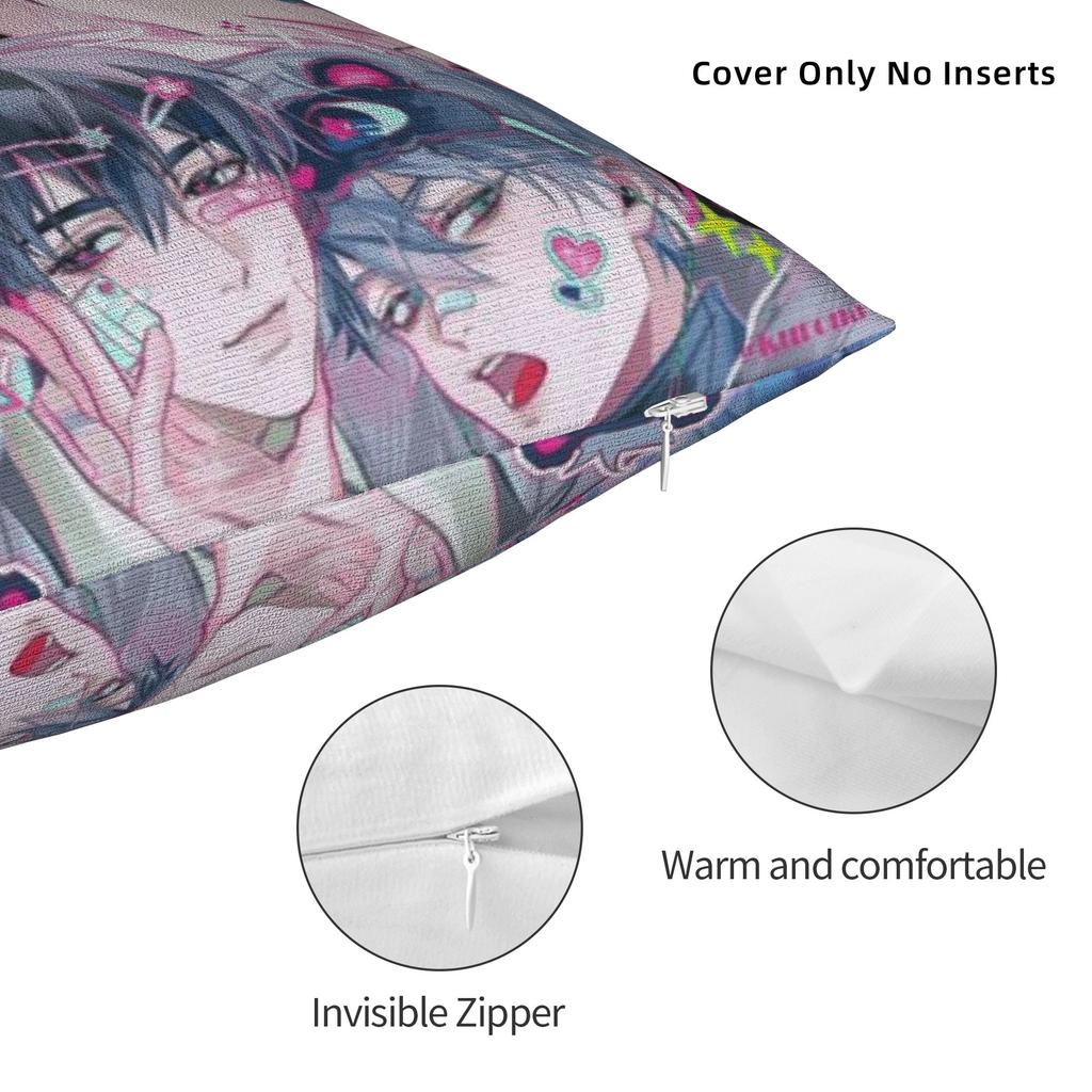 Ivti Alien Stage Anime Pillowcase Cushion Cover Decorative Luka Ivan Till Mizi Throw Pillow Case Cover Seater Drop Shipping