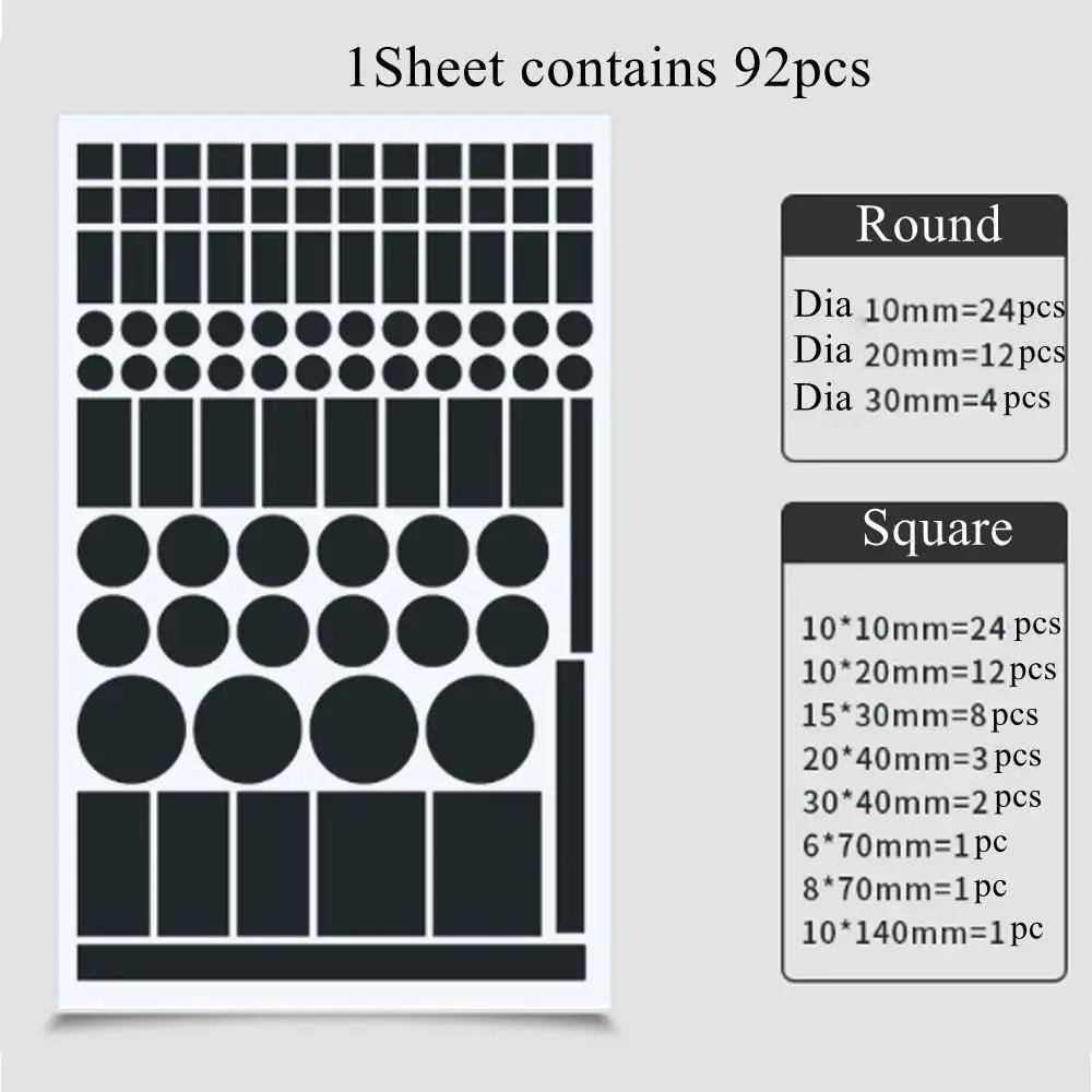 Led Covers Block Light Dimming Stickers Easy to Use Black Color Blackout Stickers Great Adhesion Strength Shading Avoid Glare