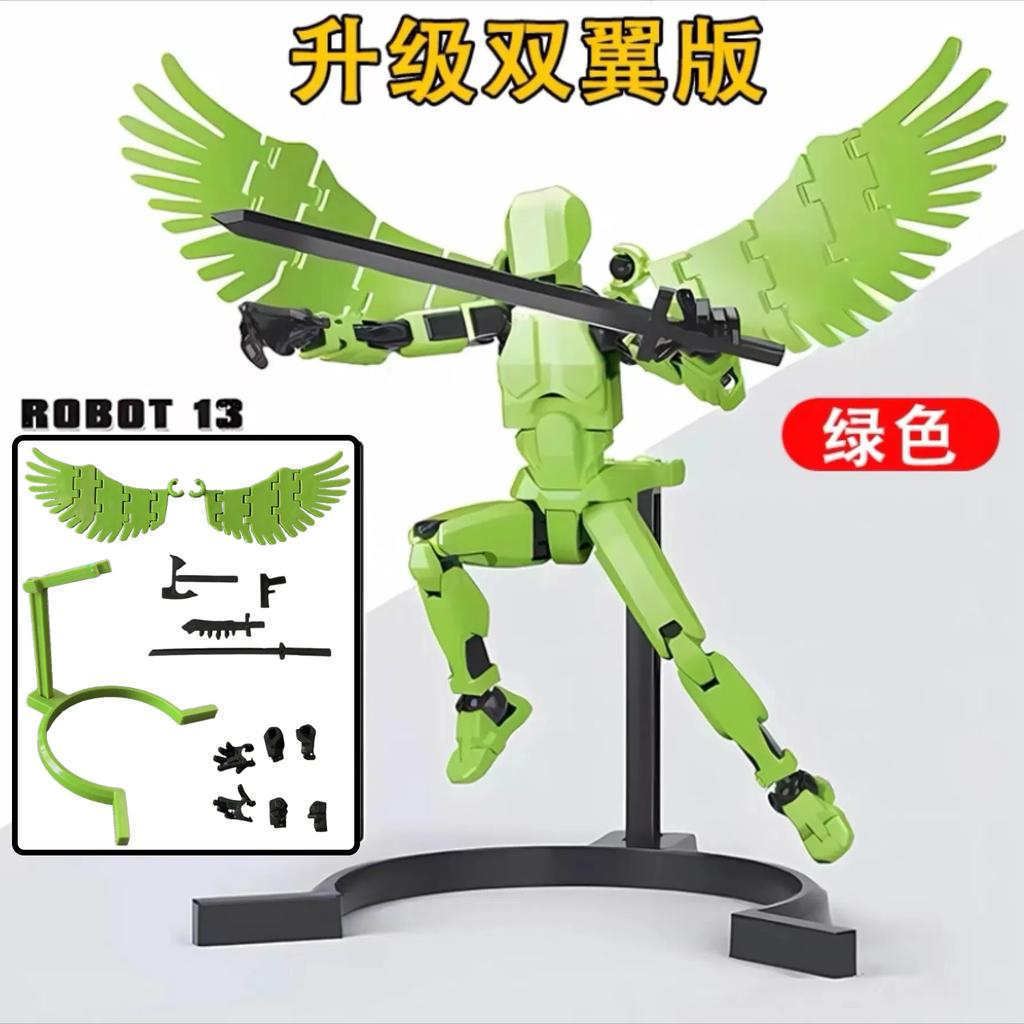 Lucky Puppets 13 Doll,Multiple Styling Combinations Robot Model,Cheap Holiday Gift,Cool Robot Doll Desktop Decoration