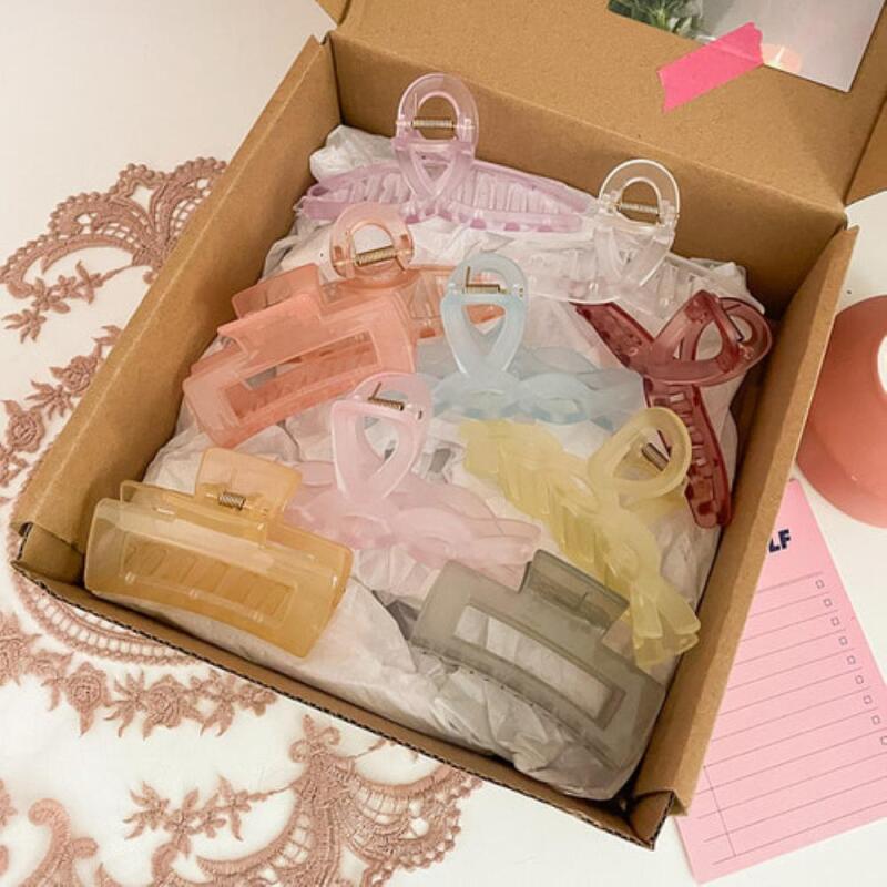 

Women s Transparent Color Matte Hair Set of 10 CD6946_ONECOLOR