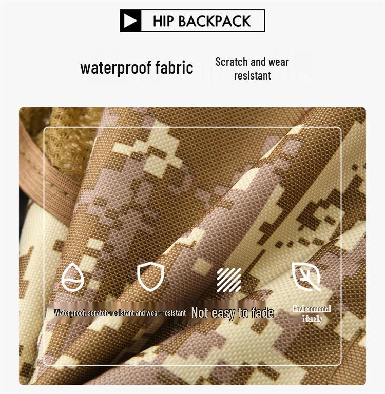 Large Capacity Men's Outdoor Sports Mountaineering Backpack - Camouflage Tactical School Bag