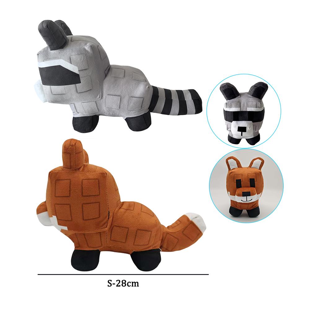 TreasuringU Grow Garden Plush Toy Cartoon Fox Red Panda Stuffed Doll Garden Fox Bee Plushie Toys Dinosaur Plushie Birthday Gift