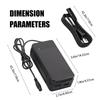 54.6V 3A Lithium Battery Charger For 13S 48V Electric Scooter KugooM4 Li-ion Battery Pack Charger Fast Charging With Cooling Fan