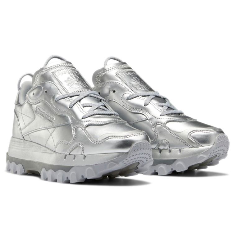 Reebok Cardi B X Classic Leather Silver Metallic Pewter GW2632