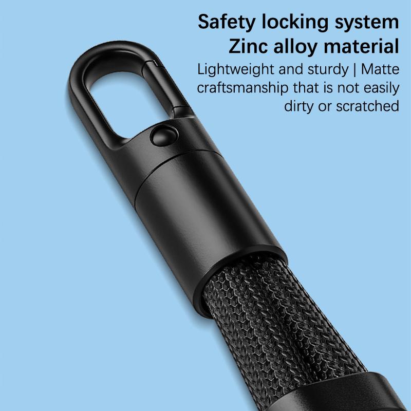 Smycz - Regulowany Pasek na Telefon Klips Uchwyt Do Wszystkich Etui na Telefon 7mm Grubości (Szyja & Ramię & Crossbody / Nadgarstek)