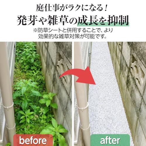 Transform Into High-quality Garden That Stands Out Whiteness. Takumi Plate Gravel 20kg 20mm - 30mm Use Security Round White Stones Paving (white 1 Box