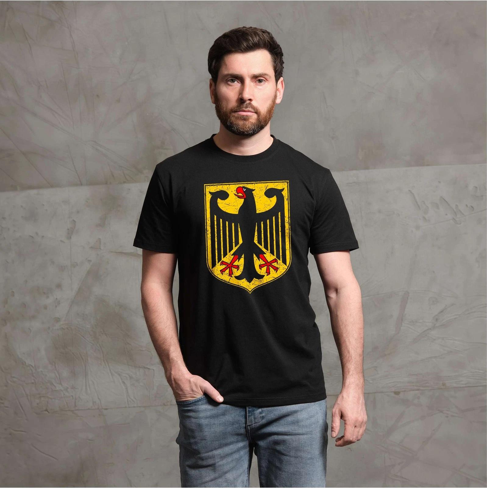 Германия футболка немецкий орел герб deutschland патриотическая футболка XL