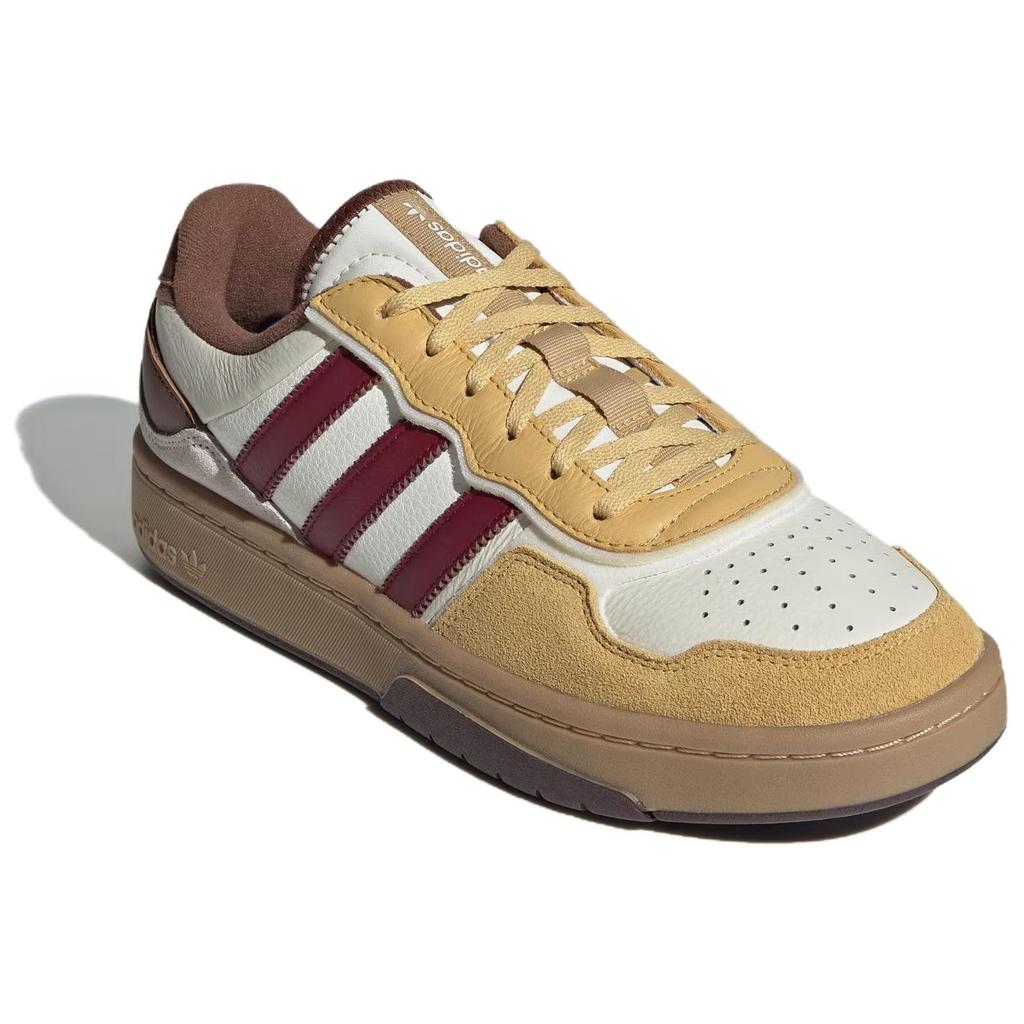 Adidas Originals Courtic Fashion Low-Top Skate Shoes Unisex Sneakers Brown JQ3154