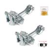 BDP722-1 2 Pieces Rear Left AND Right Door Hinge Stop Check Strap Limiter for Vauxhall Opel Corsa C X01 2000-2009 160257