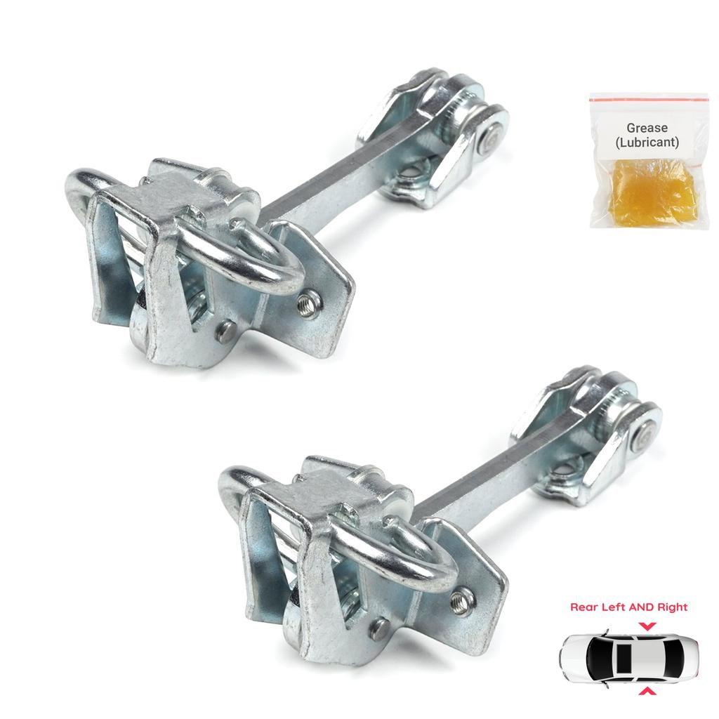 BDP722-1 2 Pieces Rear Left AND Right Door Hinge Stop Check Strap Limiter for Vauxhall Opel Corsa C X01 2000-2009 160257