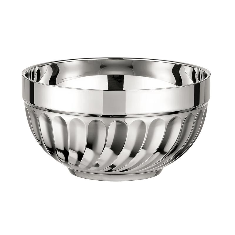 MAXCOOK 304 Stainless Steel Double-Layer Insulated Soup Bowl
