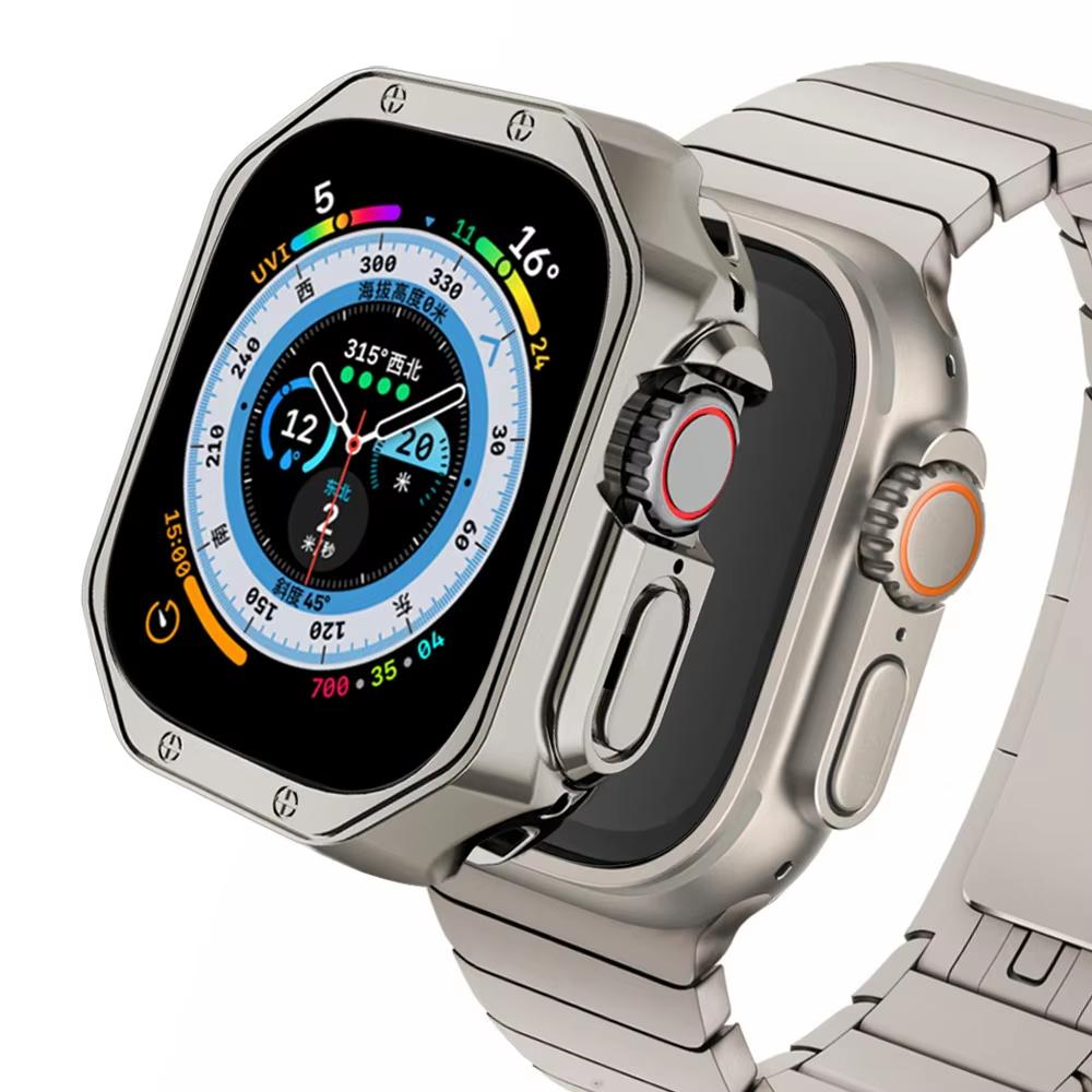 Metal TPU Bumper Case For Apple Watch Ultra 3 49mm 11 10 46mm 42mm Protector Cover for iWatch 9 8 7 6 SE 41mm 45mm 38mm 40 44mm